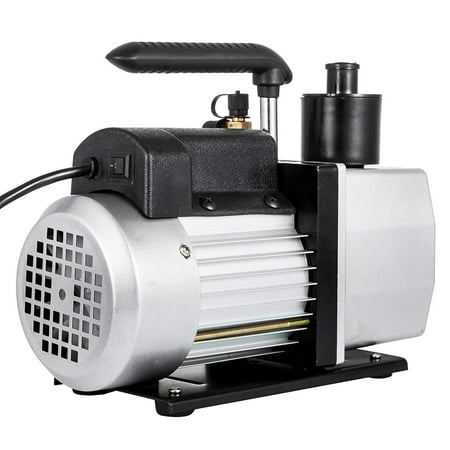 Air Powered Vacuum Pump - BestEquip 2 Stage 5CFM Rotary Vane Vacuum Pump 1/2HP HVAC AC Refrigerant Air Conditioning