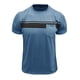 thumbnail image 4 of Camiseta de manga corta con cuello redondo y estampado a rayas para hombre, gráficos en 3D, poliéster y spandex, ropa informal para el día a día, tallas S-XXXL, 4 of 7