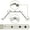 Satin Nickel, variant on Central Design DP100-Bay-5 1 in. Pipe Bay Window Curtain Rod, Satin Nickel - Side Rod Extends Upto 23 to 41 in. & Center Rod Extends Upto 41 to 78 in.