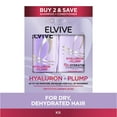 thumbnail image 4 of L'Oreal Paris Elvive Hyaluron Plump Hydrating Shampoo & Conditioner Set, Fresh, 25.2 fl oz, 4 of 10