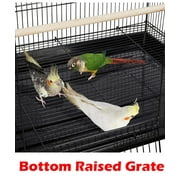 55 Extra Large Tight 3/8-inch Bar Spacing Multiple Flight Bird Breeding Breeder Cage with Removable Rolling Stand For Aviary Budgie Canary Finch