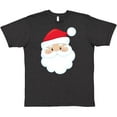 thumbnail image 3 of Inktastic Santa Claus, Smiling Santa, Red Hat, White Beard T-Shirt, 3 of 5