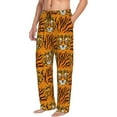 thumbnail image 3 of Kdxio Tiger Print Men's Sleep Pajama Pant Lounge Pants with Pockets, 3 of 8