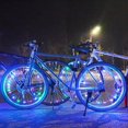thumbnail image 2 of HLONK LED Bike Wheel Lights - 1 Pack Tire Lights - Bike Lights Decorative Accessories And Vibrant Colors - Front and Rear Lights For Night Riding - Suitable For Kids And Adults, 2 of 7