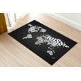 thumbnail image 5 of Bedroom Rug, Salon Rug, Front Door Rug, Modern World Map Rug, Map Rug, Accent Rug, Step Rug, Office Rug, Modern Map Rug, Custom Rugs, 1.7'x2.3' - 50x70 cm, 5 of 8