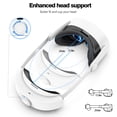 thumbnail image 5 of Headband with Battery for Meta Quest 3S, 10000mAh Battery Pack, Can Extend 8 Hours of Game Time, Adjustable Headband Enhances Support and Balance-White, 5 of 11