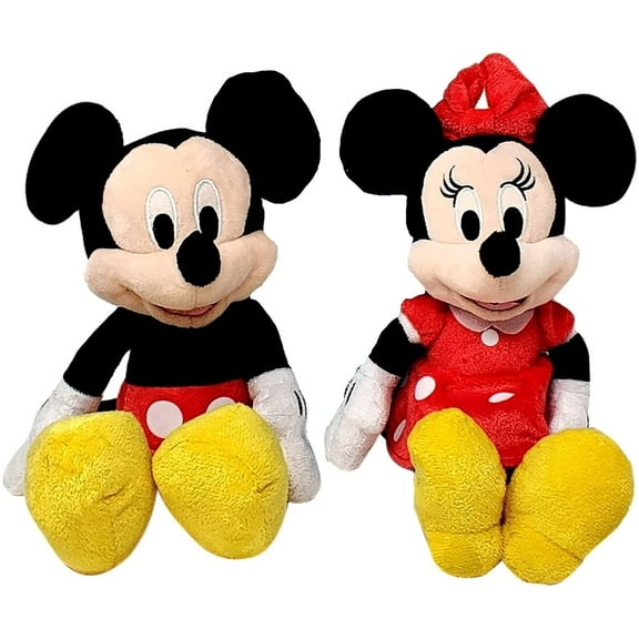 Disney Washable Soft Stuffed Animals and Plush Toys, Plush Red