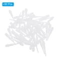 thumbnail image 3 of Uxcell 2BA Thread 1.1 inch Length Plastic Soft Dart Tips Replacement Dart Accessories 60 Pack PP White, 3 of 7
