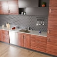thumbnail image 4 of ALFI brand AB2420UM-B Biscuit 24" Undermount Single Bowl Granite Composite Kitchen Sink, 4 of 11