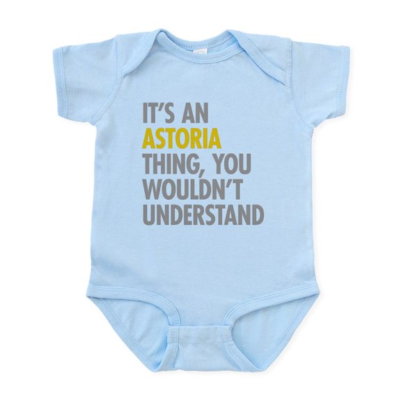 CafePress - Astoria Thing Infant Bodysuit - Baby Light Bodysuit, Size Newborn - 24 Months