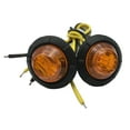thumbnail image 4 of KingFurt 10X 3/4" 12V Marker LIGHTS LED Bullet Amber Truck Trailer RV Round Side Lamp HOT, 4 of 6