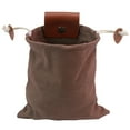thumbnail image 1 of Soidarity Bolsa de forraje PU Mini Mushroom Cosecha Bolsa Llaves Monedas Contenedor Acampar al aire libre Cinturón marrón Type3 NO3, 1 of 6