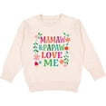 thumbnail image 2 of Inktastic Mamaw and Papaw Love Me Toddler Sweatshirt, 2 of 4