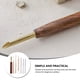 thumbnail image 5 of 1 Set / 7pcs Herramientas de cerámica de madera Herramientas de escultura de arcilla Principiantes Suministros de tallado, 5 of 5