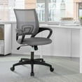 thumbnail image 5 of YRLLENSDAN Mesh Office Chair, Home Office Desk Chairs with Wheels and Arms Computer Chair Rolling Chair for Adults, Grey, 5 of 7