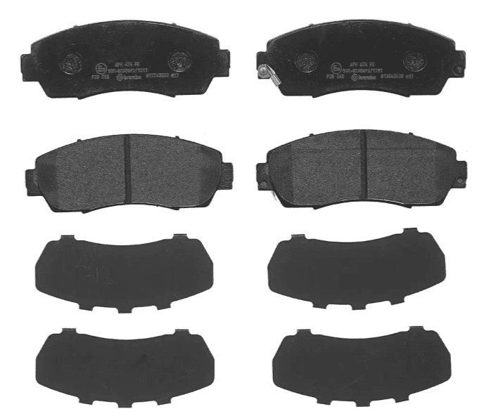 Brembo P28068; Brake Pad; PRIMELINE; FMSI Number D1089-7994/ D1521-7994; Low-Metallic; Set Of 4