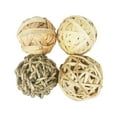 thumbnail image 3 of Natural Material Rabbit Chew Toys, Rolling Activity Play Balls for Small Animals, 3 of 6