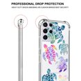 thumbnail image 3 of Blue Sea Turtles Clear Case for Samsung Galaxy S21 Ultra,Aesthetic Art Design Case for Men Women,Unique Trendy Transparent TPU Bumper Case Cover, 3 of 5