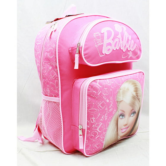 Barbie - Backpack - Barbie - Pink (Large School Bag) New Book Girls ...