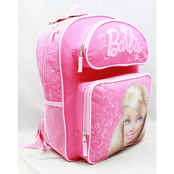 Barbie Backpack Barbie Pink (Large School Bag) New Book Girls