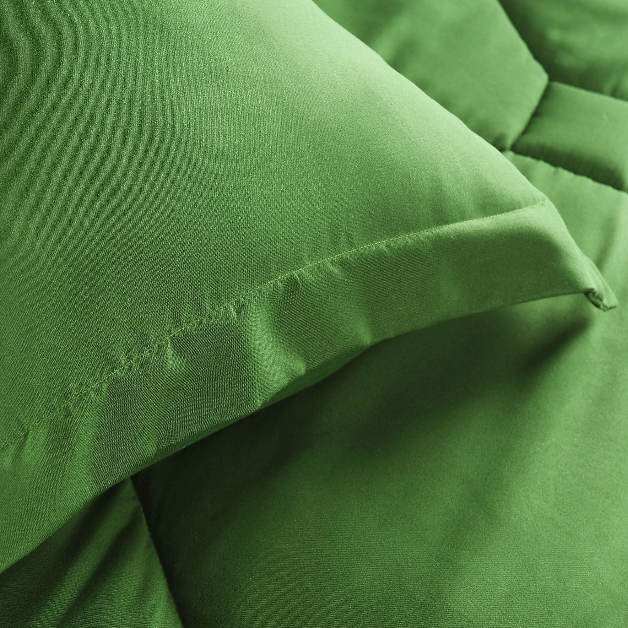 HIG 8 PCS Modern Comforter Set with Sheets All Season Bed in a Bag, Green, King Size