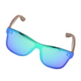 thumbnail image 4 of Gafas de sol uv400 gafas de sol flexibles, duraderas, de moda sin límites para la protección solar, la pesca, los deportes al aire libre, la conducción de bicicletas verdes y plateadas, 4 of 10