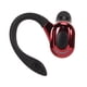 thumbnail image 2 of Auriculares Bluetooth 5.2 Sonido estéreo de alta fidelidad Llamadas HD Reducción de ruido IPX4 Auricular Bluetooth inalámbrico impermeable Un solo oído Negro y rojo, 2 of 5