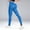 Blue, variant on Women Summer Pants High Waist Seamless Textured Peach Hip Tight Sports Leggings Yoga Pants for Women Gray M