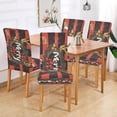 thumbnail image 7 of BZSMCE Chairs Slipcovers Dining Chair Covers Christmas Painting Of Design Elegant Plaid Print Creative Pattern, 7 of 7