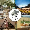 thumbnail image 5 of Silla plegable portátil para exteriores, taburete de camping plegable, asiento compacto y portátil con bolsa de transporte para senderismo, vigilia y viajes, color negro., 5 of 5