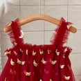 thumbnail image 6 of Pimfylm Baby Girl Mesh Dress Toddler Tutu Dress Baby Girl Sleeveless Layered Tulle Dress Little Girl Princess Dresses Outfit Wine,Size for 7-8 Years, 6 of 6