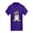 Purple, variant on CafePress - Brown White Bulldog Kids Dark T Shirt - Dark T-Shirt Kids XS-XL