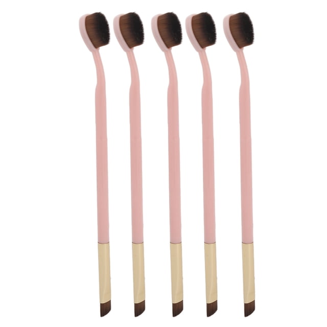 Brocha de maquillaje de doble punta NikouMX 5 piezas cepillo de dientes cepillo de base cepillo de maquillaje cepillo corrector