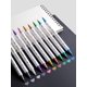 thumbnail image 1 of 10 Pcs Metallic Marker Pens Dual Tip Brush And Fine Point Pens For DIY Album, Black Cards, Scrapbooking, Craft Supplies, On Ceramic, Stone, Glass, 1 of 5