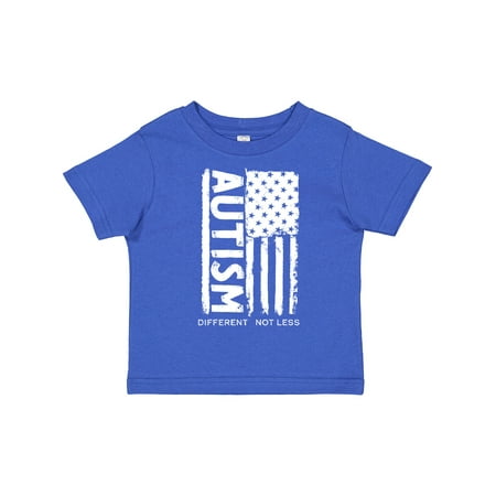 

Inktastic Autism American Flag Different Not Less Gift Toddler Boy or Toddler Girl T-Shirt