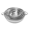 thumbnail image 2 of 6-Piece Stainless Steel Colander Set, Fine Mesh Strainer Basket with Double Handles for Washing Vegetables Fruits Rice Pasta, Dishwasher Safe Kitchen Strainers, 2 of 8
