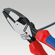 KNIPEX Tools 09 12 240 9.5-Inch Ultra-High Leverage Linemans Pliers with Fish Tape Puller and Crimper