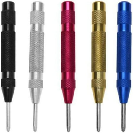 

Adjustable Black Automatic Drill Bit Center Point Marker - 1Pcs Spring Center Tool for Accurate and Effortless Drilling