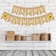 thumbnail image 2 of Guirnalda de letras de verano feliz, banderines de fiesta hawaiana, pancarta de lino con forma de cola de milano, decoración de fiesta, 2 of 6