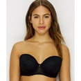 thumbnail image 3 of Freya Cameo Deco Strapless Moulded Underwire Bra (3163),32E,Black, 3 of 11