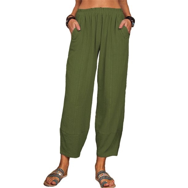 Txlixc Pantalones de verano para mujer Txlixc moda