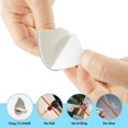 thumbnail image 5 of Ganchos para toallas, paquete de 4, ganchos de pared, autoadhesivos de acero inoxidable, sin perforaciones, resistentes al óxido, para cocina, baño, oficina (gotas de agua), 5 of 5