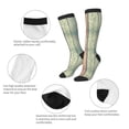 thumbnail image 3 of Naloa Hardwood Thigh High Socks Extra Long Stretchy Sock Women Over Knee High Opaque Stocking Daily Wear, 3 of 6