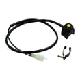 thumbnail image 1 of Interruptor de manillar de motocicleta ATV de 7/8′′ con montaje en manillar, interruptor de botón de 12 V para Amarillo, 1 of 9