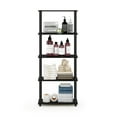 thumbnail image 6 of Furinno Besi 5-Tier Industrial Multipurpose Shelf Display Rack with Metal Frame, Wide, Finn Oak, 6 of 6
