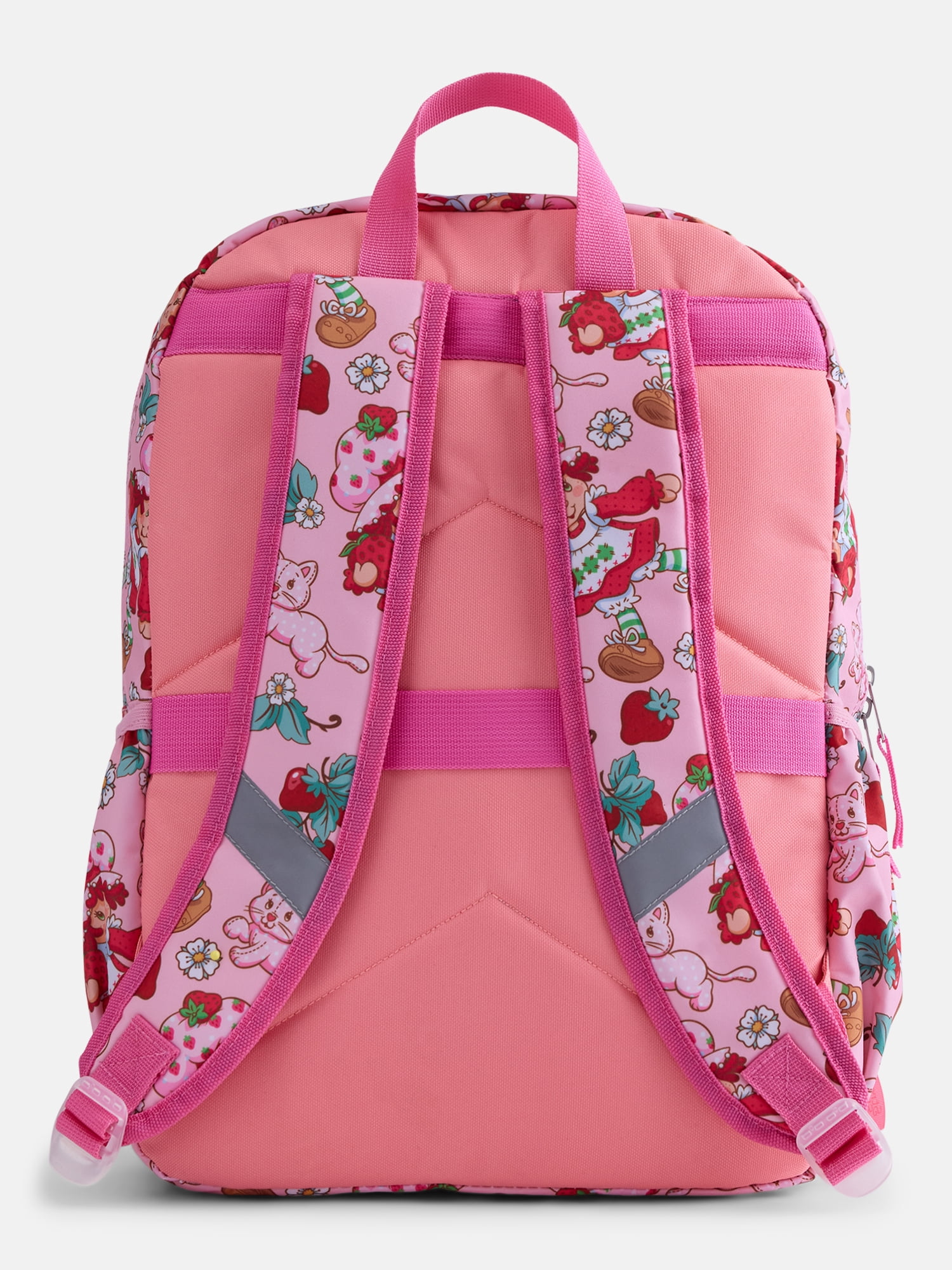 Strawberry Shortcake Kids' 17" Fun Day Print Laptop Backpack, Pink