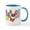 White/Blue Inside, variant on CafePress - Spring Eggs Mugs - 11 oz Ceramic Mug - Novelty Coffee Tea Cup