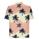 thumbnail image 4 of Mens Casual Botón Arriba Camisas Manga Corta Vintage Boliche Cuba Playa Camisas de Verano Botón Arriba, 4 of 5
