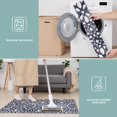 thumbnail image 6 of Blue and White Abstract Pattern Kitchen Rugs Sets Of 3,Kitchen Runner Rugs Non Skid Washable,Decorative Kitchen Floor Mats for Kitchen,Sink,Laundry,17"x30"+ 17"x47" + 17"x59", 6 of 6