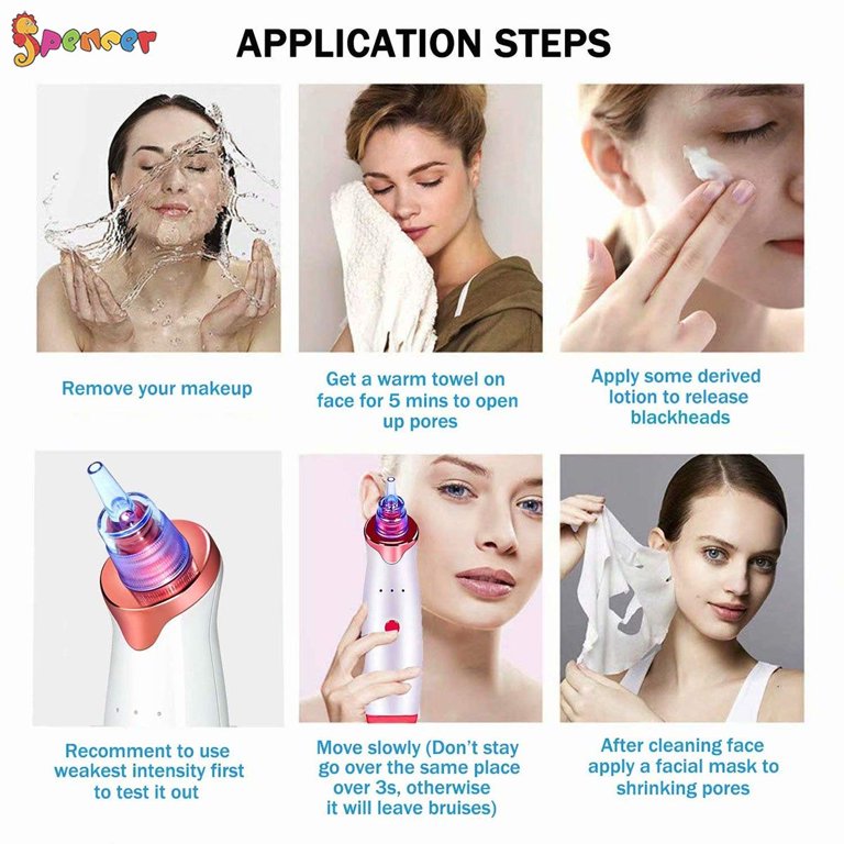 Electric Blackhead Remover Pore Vacuum Suction